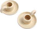 Candle Holder, 2PCS Halloween Nordic Style Ceramic Taper Candlesticks Holders Coffee Table Decor, Christmas Weddings, Desktop Ornaments Home Decor