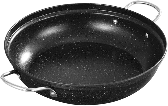 Alipis Large Cooking Pot Korea Stone Pot Stainless Steel Wok Cookware for Seafood Easy Clean Surface