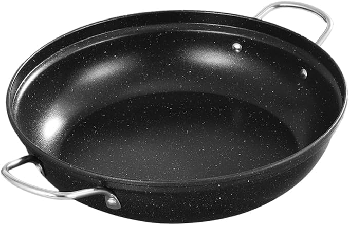 Mobestech Stainless Steel Korean Stone Pot Simmer Pot Cookware Home Wok Easy to Clean