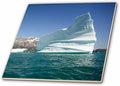 3dRose Greenland, Skjoldungen Fjord, Large sculptural Icebergs. 6 Inch Ceramic Tile