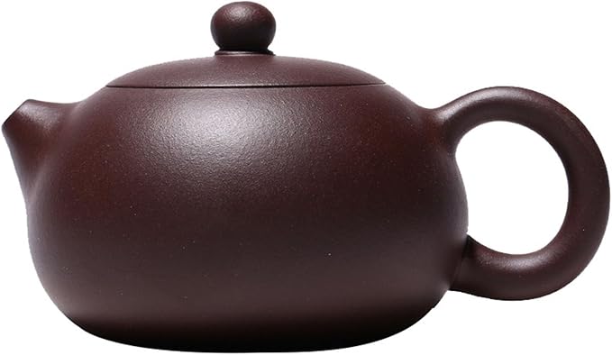Xishi Teapot 9oz Chinese Yixing Zisha Clay Pot Snap-lid Ceramics Purple Sand Mud Kungfu Tea Set Kettle 14 Hole Filter (purple 270ml)