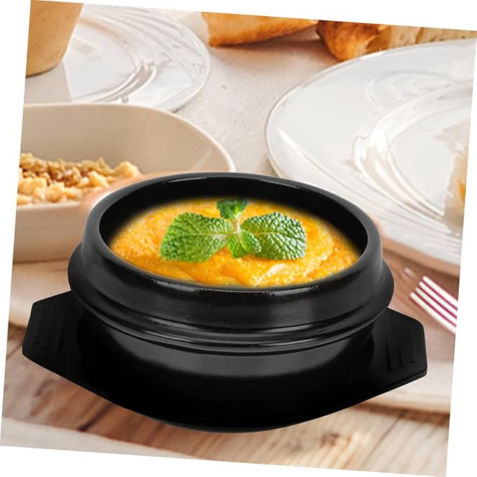 Garneck Korean Stone Pot Ceramic Casserole Soup Rice Bibimbap Cooking Pot Chinese