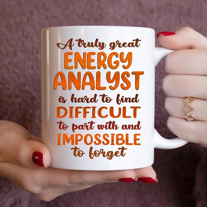 Gifts For Energy Analyst - Best Energy Analyst Ever Mug - Energy Analyst Gifts - 11oz White Ceramic Mug for Office, Women, Men, Work Friends, Coworkers - Thanksgiving, Christmas Gift
