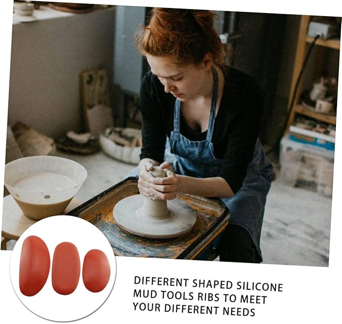 ARTSEWPLY 1 Set Mud Rib Sculptural Clay Tools Set for DIY Artists Premium Scraper Crafts Pack for Pottery and Ceramics for Beginners and Quick Pottery Projects