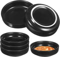 IMIKEYA 6-piece Japanese Ceramic Sauce Dishes Porcelain Snack Plates Smooth Finish for Sushi and Dips