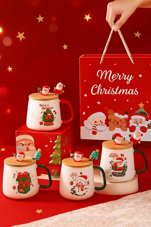 Premium Holiday Relaxation Gift Set collection (Santa’s Merriment Mug)