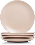 10 Strawberry Street Wazee Matte Coupe Dinnerware, Dinner Plate, Blush, Set of 6