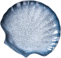 OUNONA Shell Shape Porcelain Plate Dish for Dinnerware Ceramic Plate for Salad Noodles