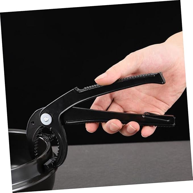 Anti-scald Korean Stone Pot Clamp Tongs Non-slip Iron Pan Gripper Bowl Holder Cooking Utensil for Hot Plate and Tableware Handling