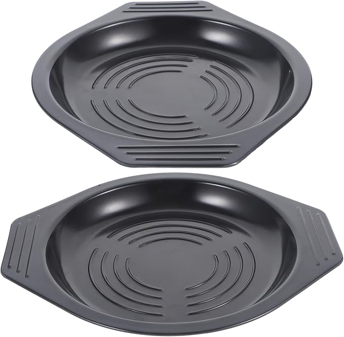 2 Pcs Stone Pot Trivet - 10 inch Casserole Pot Tray, Resistant Hot Pot Base, Stone Bowl Trivet, Melamine Heat Resistant Mats for Hot Pots, Oven Dishes & Serving Trays 10.23 x 8.85 inch
