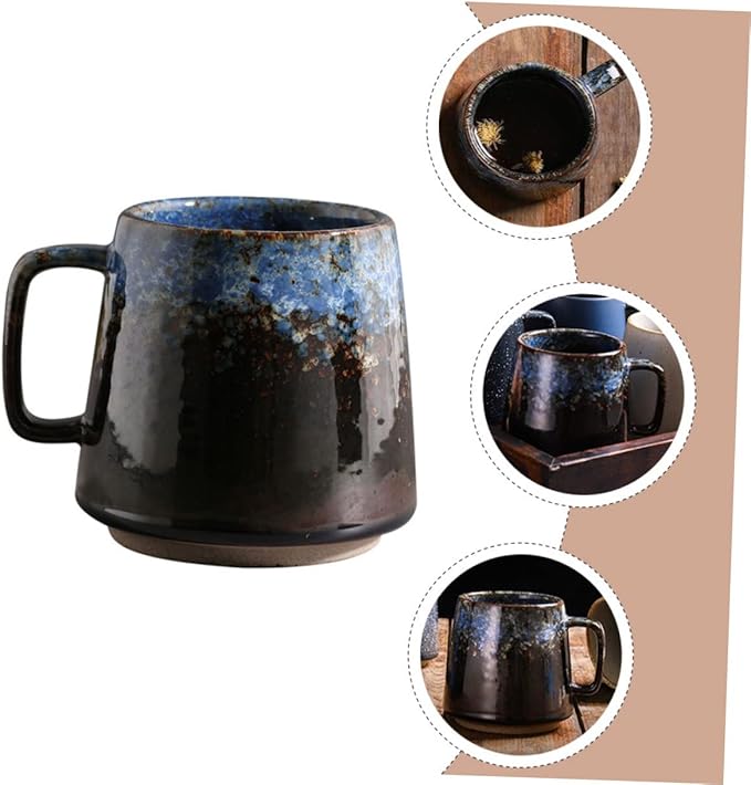 Ceramic Mug Japanese Mugs Latte Cups Ceramic Espresso Cups Coffee Cups Ceramic Japanese Coffee Cup Cappuccino Mug Handleless Ceramic Cup Coffee Mug Ceramics Office Asia w