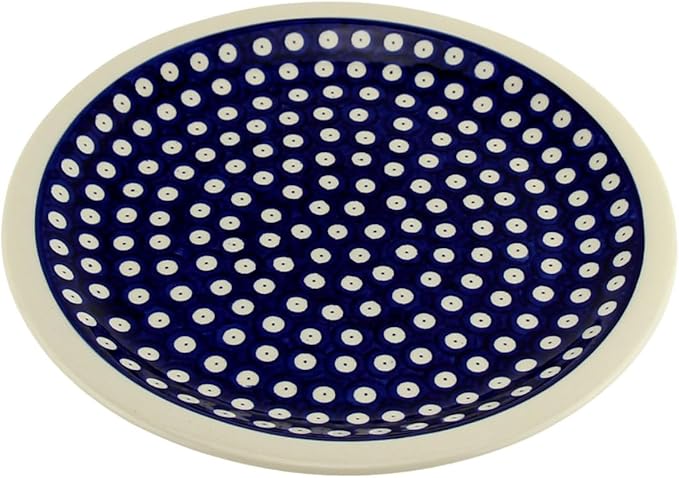 Polish Pottery Market Handmade Dinner Plate 10.75" Diameter by Zaklady Boleslawiec Poland - Dinnerware - Polish Stoneware
