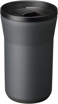 Kyocera 12 oz Ceramic Coated Tumbler with Lid - Dark Gray