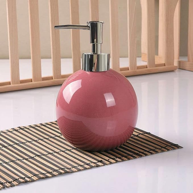 123Arts Ceramic Lotion Bottle Hand Soap Dispenser Liquid Soap Dispenser Soap Lotion Holder