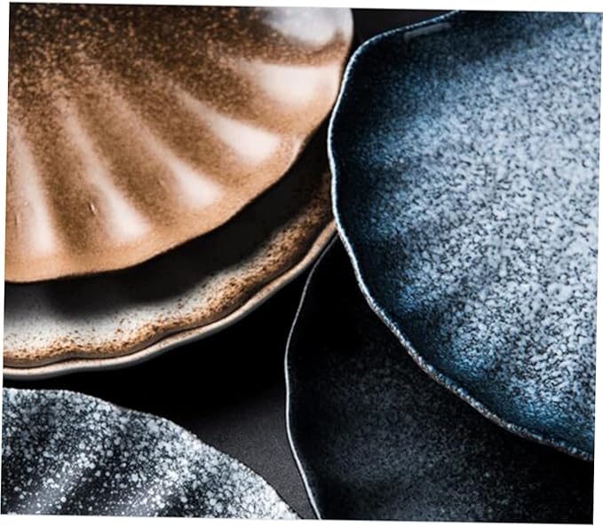Ciieeo Shell Shape Ceramic Plate Dinnerware Porcelain Plates for Beautiful Dinnerware