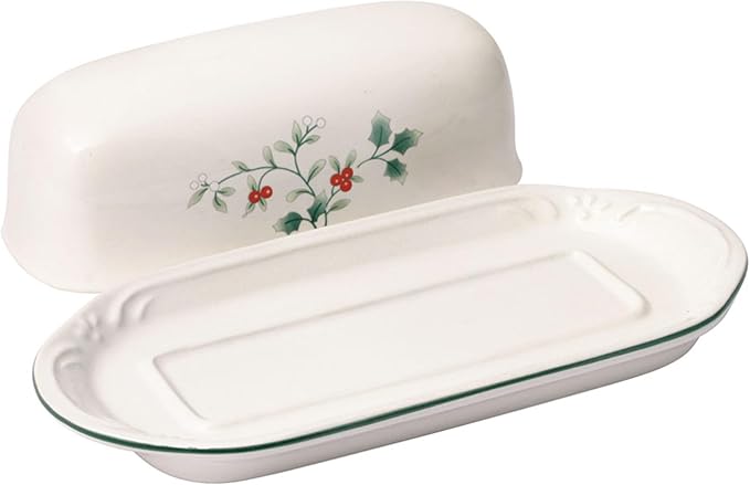 Pfaltzgraff Winterberry Covered Butter Dish Dinnerware Set, Assorted