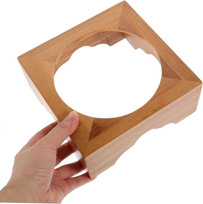 Korean Stone Pot Stand Heat Insulation Elegant Rack for Dolsot Bibimbap and Casseroles Stable and Stylish Kitchen Accessory Inner