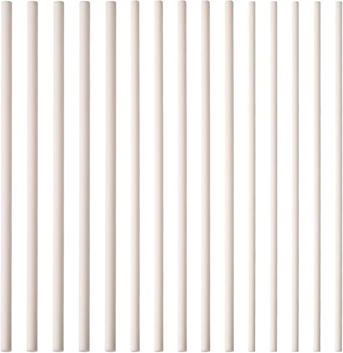 beinkmake 15Pcs 2mm 2.5mm 3mm Reusable Hanging Burning Rods 3.94in Porcelain Bead Jewelry Pendant Burn Sticks Ceramic Rods Kiln Hanging Burning Rod Fires Clay Pottery Tools for DIY Crafts