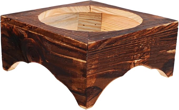 Korean Clay Pot Stand Wooden Pot Rack for Rice Casserole Non-slip Kitchen Decor