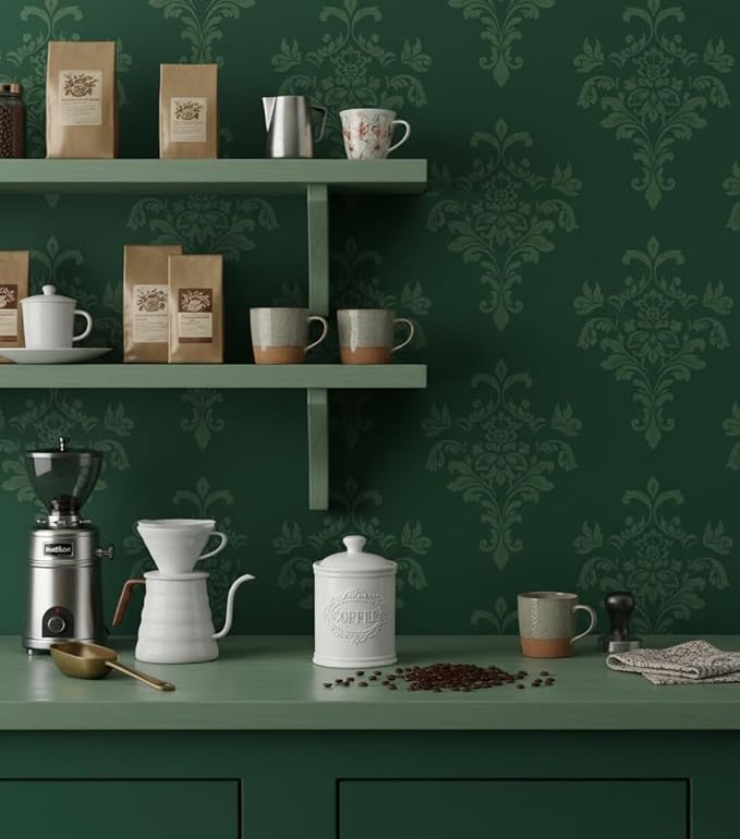 Relief Vine Ceramic Canisters Sets For The Kitchen For Countertop Set of 3 Airtight Coffee Canisters For Ground Coffee Sugar Container Storage Jars With Lids Farmhouse Decor Tea caddies