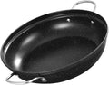 Stainless Steel Stock Pot Korean Stone Pot Medical Stone Double Handle Heat Evenly Kitchen