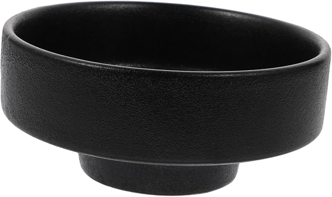 Cabilock 1Pc Creative Japanese Ceramic Noodle Bowl High Footed Soup Bowl for Ramen and Salad Unique Design for Home and Restaurant Use and Porcelain Serving Dish