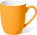 Urbanstrive 16 oz Large Coffee Mug with Handle Tea Cup Novelty Coffee Cup Idea Gift for Men Women Office Work (Orange)