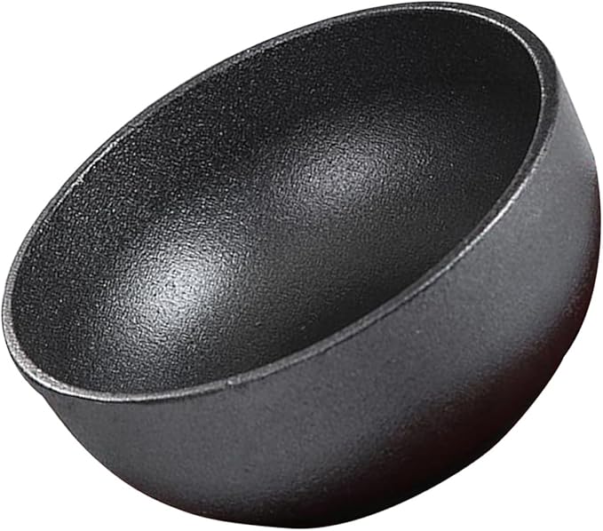 Cast Iron Bibimbap Bowl 17cm Korean Stone Pot Rice Serving Bowl Sturdy Reusable for Household and Restaurant Use