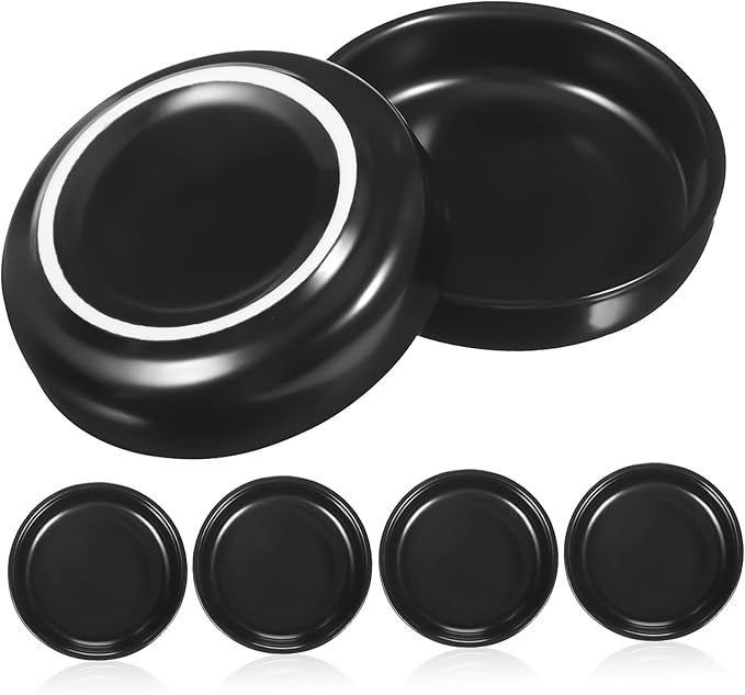 ABOOFAN 6pcs Japanese Ceramic Seasoning Dishes Appetizer Plates for Family Gatherings Sturdy Non-stick Design Elegant Condiment Bowls for Sushi and Dips