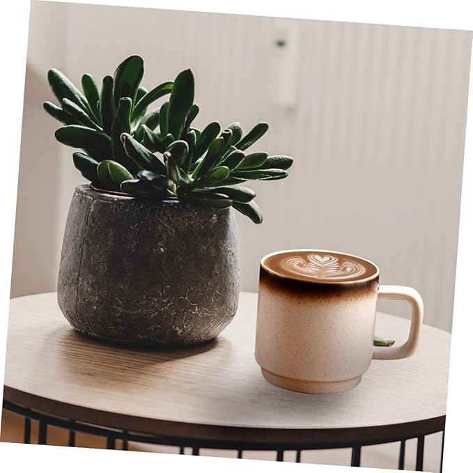 PRETYZOOM Multi-purpose Ceramic Mug Lightweight Portable Easy to Clean for Tea Juice Milk