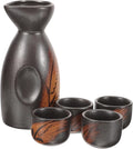 Cabilock 1set Japanese Sake Set Traditional Porcelain Sake Pot and Cups Ceramic Drinkware for Water Elegant Design for Home Use Gifting