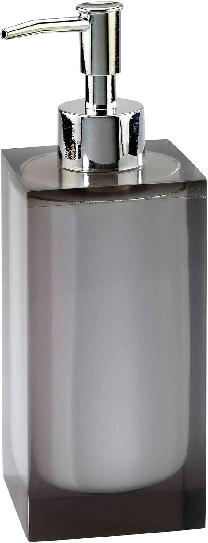 Avanti Linens - Lotion Pump/Soap Dispenser, Resin Countertop Accessories, Modern Home Decor (Soho Collection, Smoke)