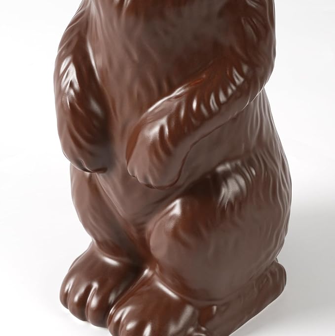 Easter Decorations - 14.5" Easter Bunny Figurine - Easter Decorations for Home - Standing Ceramic Easter Bunny Decor for Mantel Tabletop Porch Lawn Yard Spring Home Indoor Outdoor