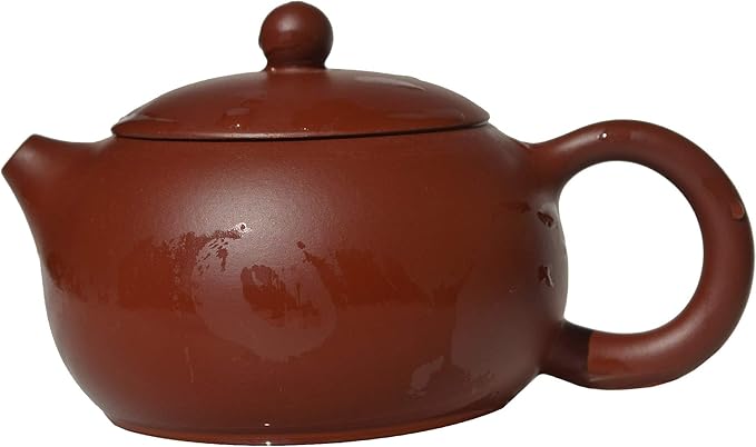 Teapot 8Oz Chinese Zisha Clay Pottery Handmade Xishi Tea Pot Ceramics Red Dahongpao Mud Kettle Spherical Filter