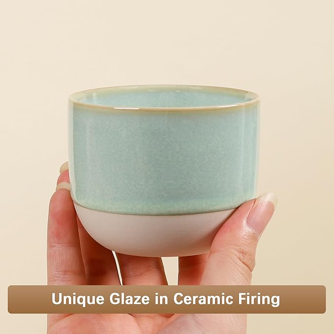 Ceramic Espresso Cups Set of 4,