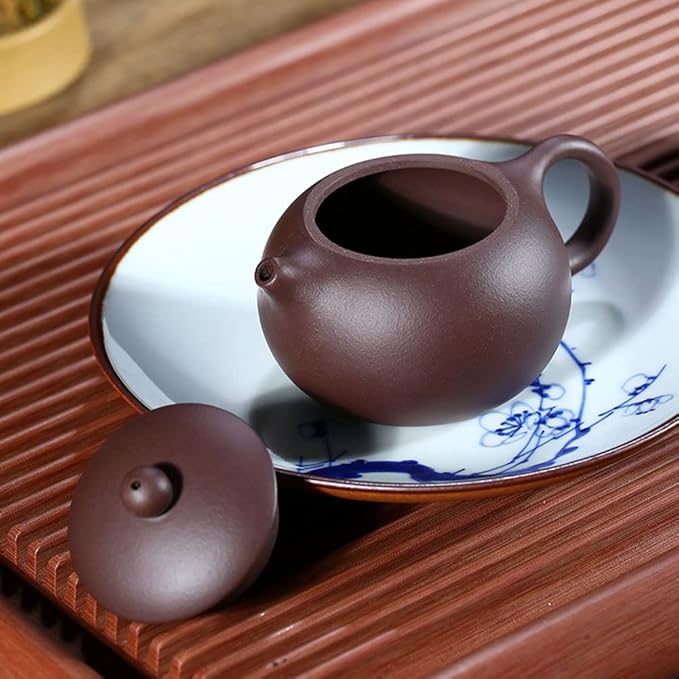 Xishi Teapot 6.5oz Chinese Zisha Clay Pot Ceramics Purple Sand Mud Kungfu Tea Set Kettle Spherical Filter