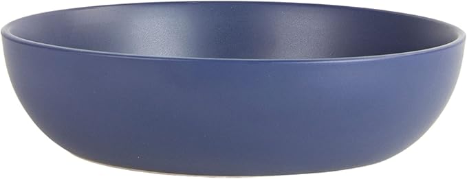 10 Strawberry Street Wazee Matte 9"/48oz Serving Bowl, Set of 2, Midnight Blue