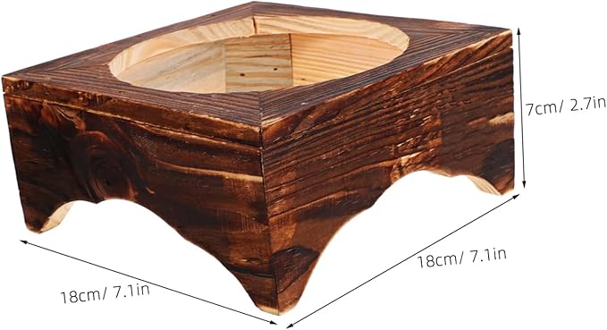 Korean Clay Pot Stand Wooden Pot Rack for Rice Casserole Non-slip Kitchen Decor