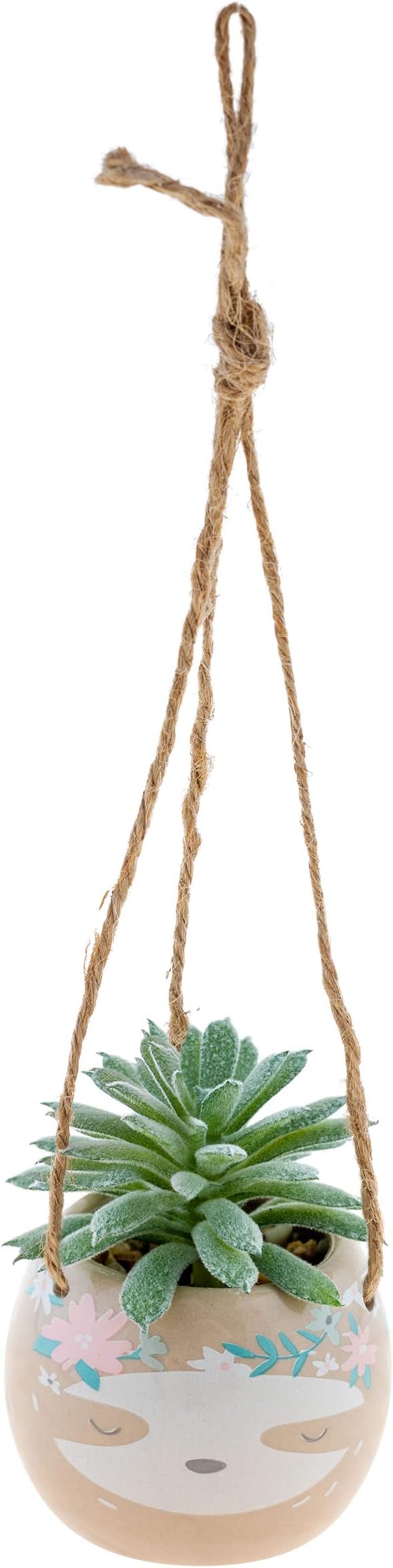 Karma Shaped Hanging Succulent Pot Sloth
