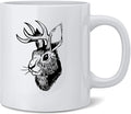 Poster Foundry Jackalope Head Western Funny Ceramic Coffee Mug Tea Cup Fun Novelty Gift 12 oz