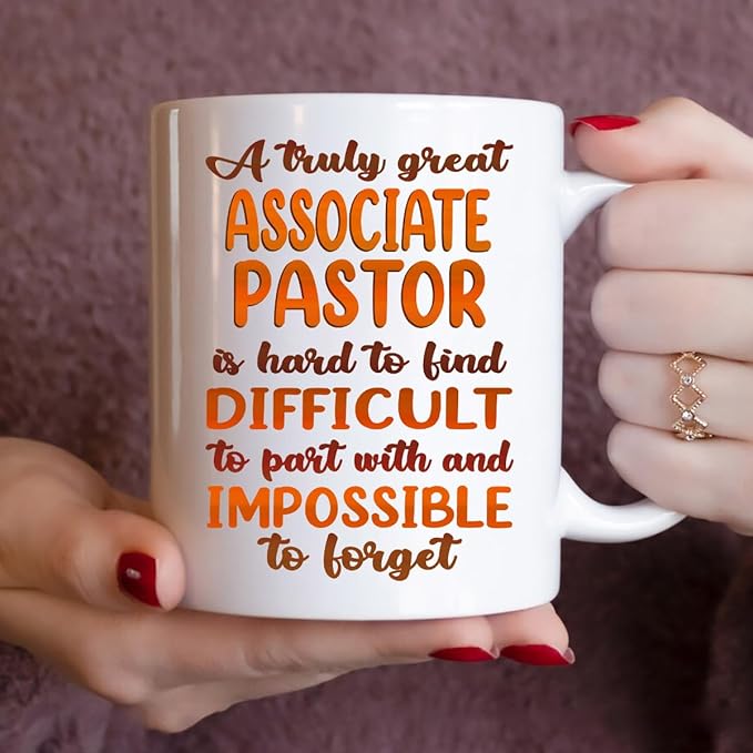 Gifts For Associate Pastor - Best Associate Pastor Ever Mug - Associate Pastor Gifts - 11oz White Ceramic Mug for Office, Women, Men, Work Friends, Coworkers - Thanksgiving, Christmas Gift