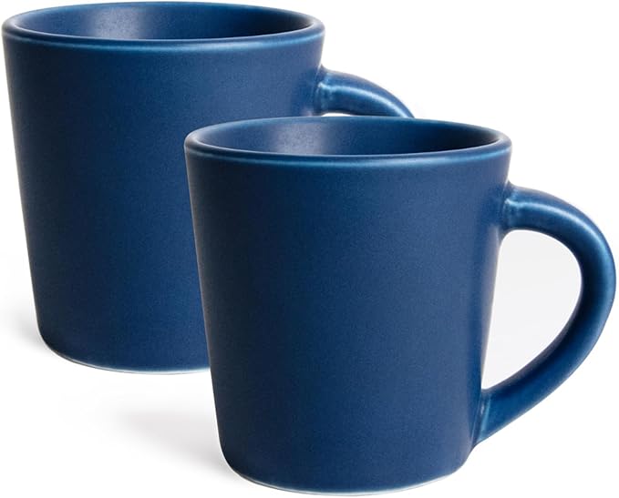 4.2 oz Espresso Cups Set of 2, Ceramic Coffee Mugs Demitasse Cups, Small Espresso Mugs for Shot of Coffee, Tea Cups with Handles, Gift for coffee Lovers
