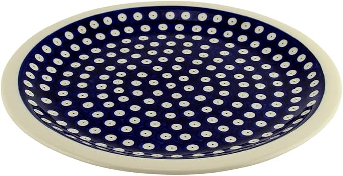 Polish Pottery Market Handmade Dinner Plate 10.75" Diameter by Zaklady Boleslawiec Poland - Dinnerware - Polish Stoneware