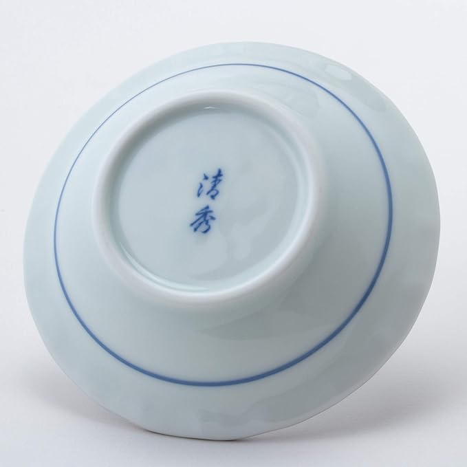 Saikaitoki 31988 Hasami Ware Small Bowl Set, Dyed Brocade Picture, Diameter 3.7 inches (9.5 cm), Small Included, 5 Patterns, Dinnerware Set, Gift, Birthday, Scissors, Tableware, Stylish, Microwave,