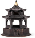 Mini Pagoda Lantern Stand - Asian Garden Decor - Japanese Decor Incense Burner - Zen Garden Sculptures & Statues - Tabletop Pagoda Lantern Decor - Candle Holder - Feng Shui Yard Art - Oriental Decor