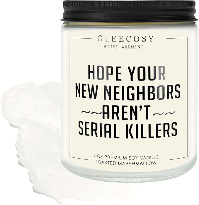 Home Housewarming Scented Candle – Funny New House Warming Gift Ideas for Apartment, Neighbor, Homeowners
