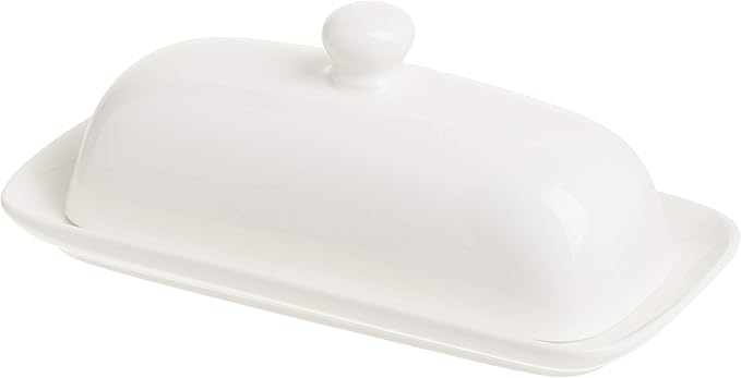 Norpro Porcelain Butter Dish with Lid