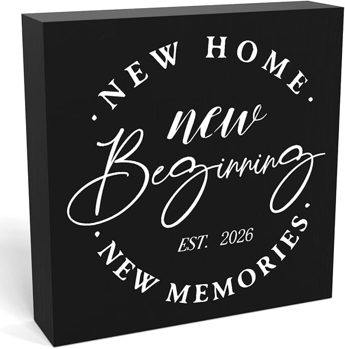 Great Housewarming Gifts New Home Gift Ideas Great Housewarming Decor Rustic Accessories Decor Wooden Box 5.1 x 5.1 Inches