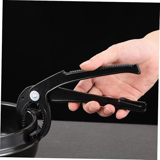 PRETYZOOM Slip Korean Stone Pot Clamp Plier High Temperature Resistant Cookware Gripper for Hot Pots Bowls and Plates Lightweight Non Rust Scald Lifter Holder Oven Clip Tool