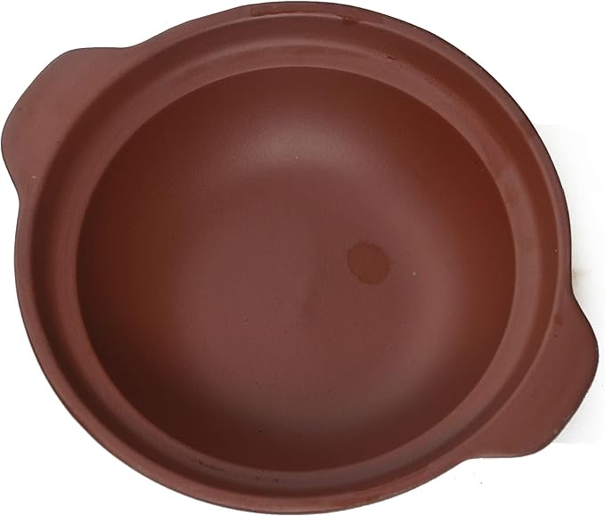 Qianshaguo Bowl zisha Clay Stone for Cooking Dolsot Bibimbap Soup Exclusive Range Unglazed Earthen (clay lid FU)